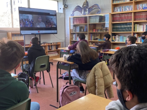 Clase online de cultura accesible por Miguel Ángel Font Bisier para colegios